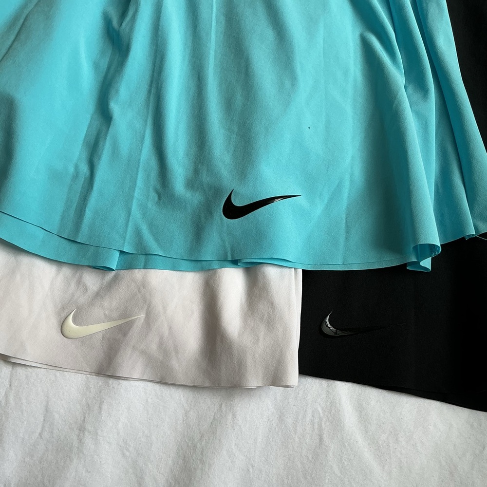Nike bundle Tennis Skirt - Black, White, and Blue - Picture 3 of 9